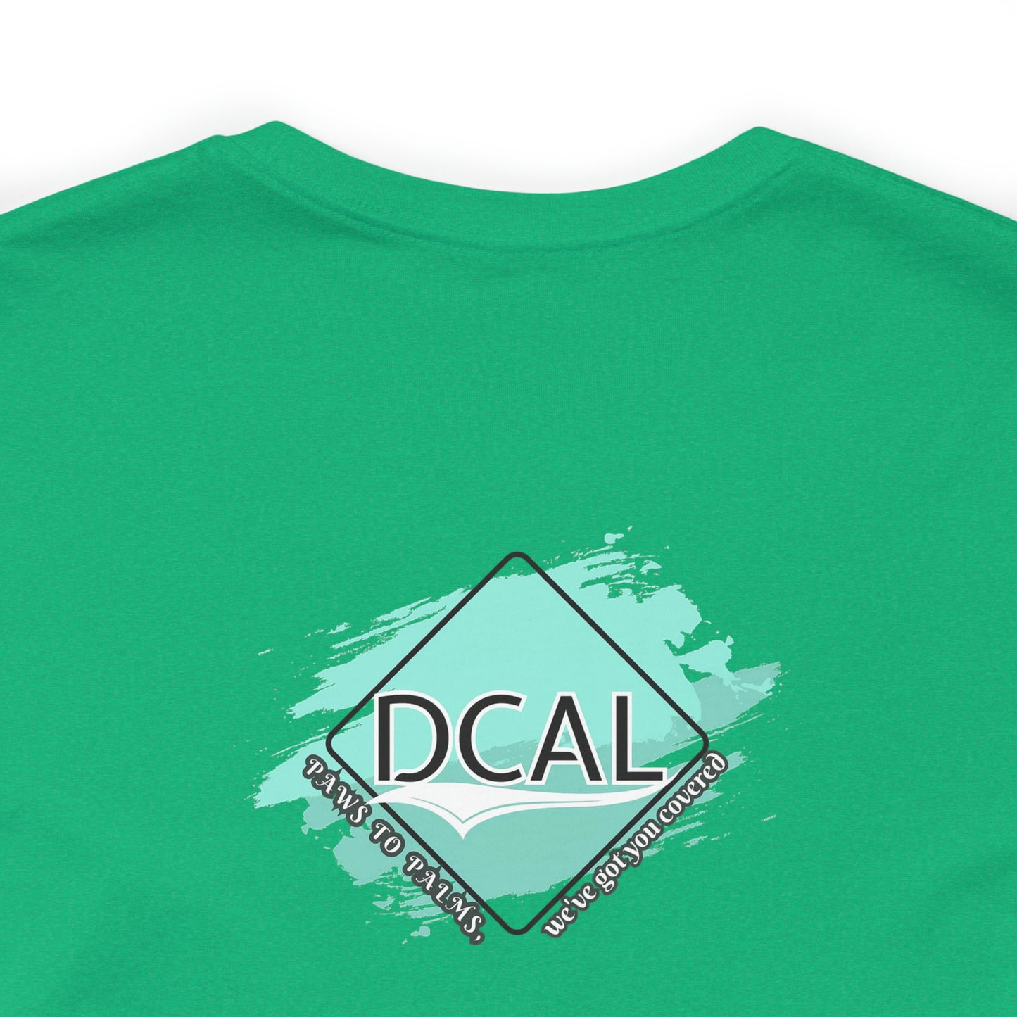 DCAL Minimalist "Paws to Palms" Unisex Jersey Short Sleeve Tee