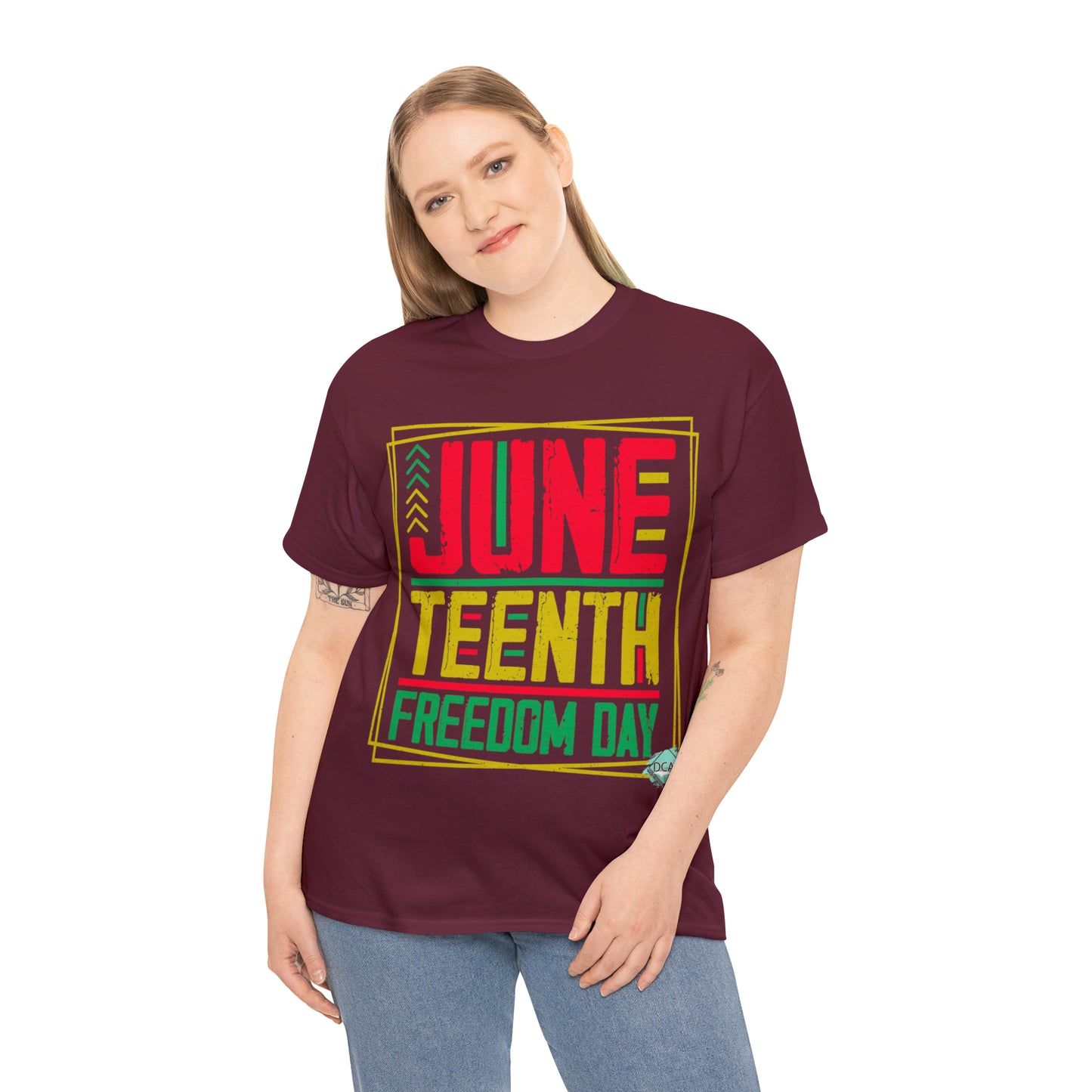 DCAL Juneteenth "Freedom Day" Unisex Heavy Cotton Tee