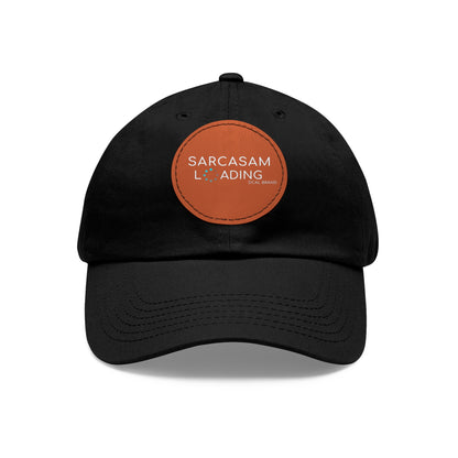 DCAL Brown Collection Accessories "Sarcasm Loading" Hat with Leather Patch (Round)