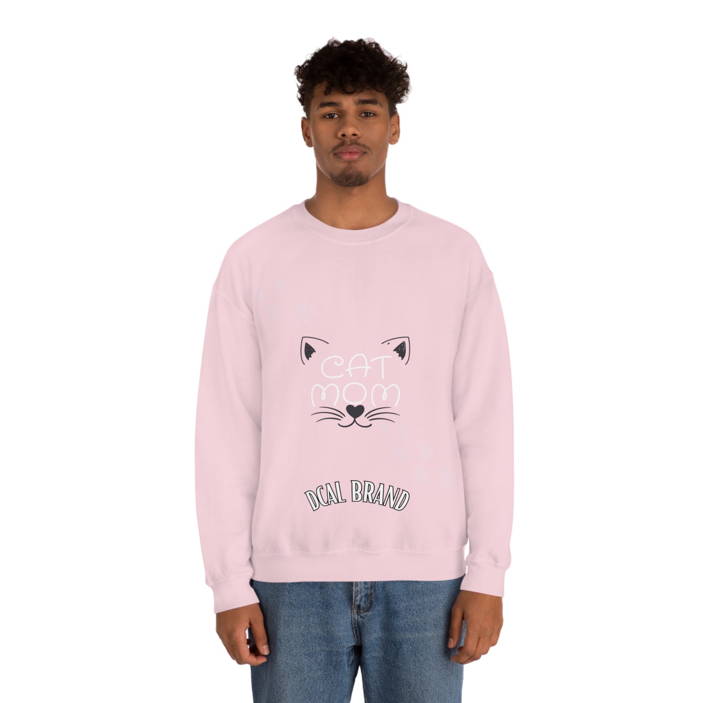 DCAL Meow Collection "Cat Mom" Unisex Heavy Blend™ Crewneck Sweatshirt