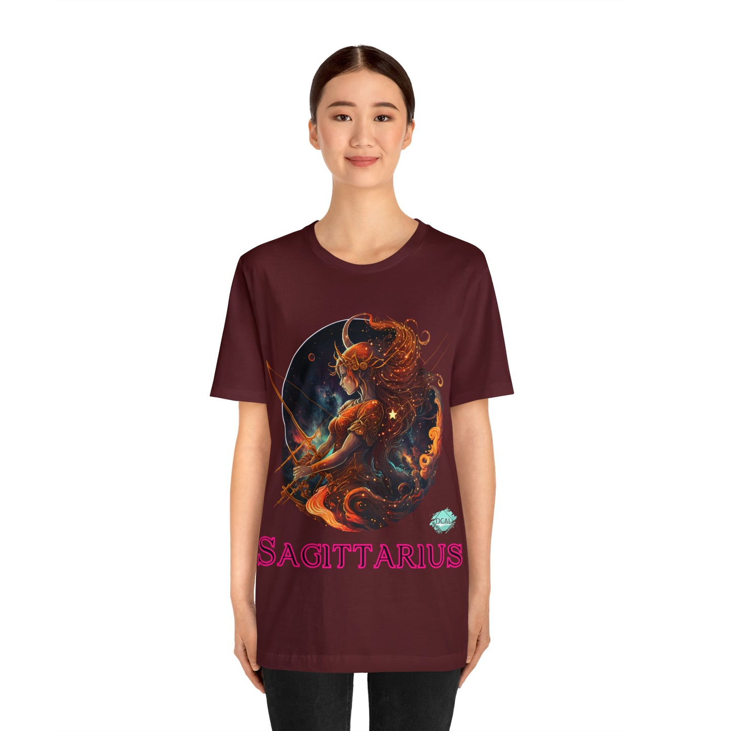 DCAL Zodiac Collection "Sagittarius" Unisex Jersey Short Sleeve Tee