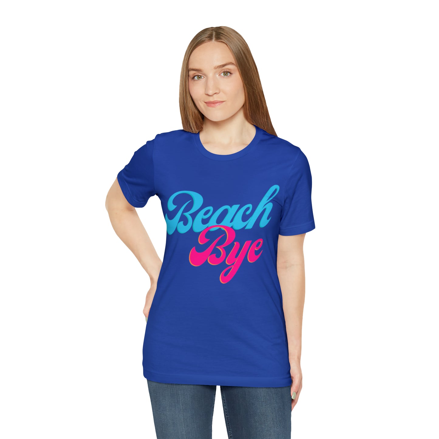 DCAL Beach Collection "Beach Bye" Unisex Jersey Short Sleeve Tee