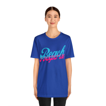 DCAL Beach Collection "Beach I Might Be" Unisex Jersey Short Sleeve Tee