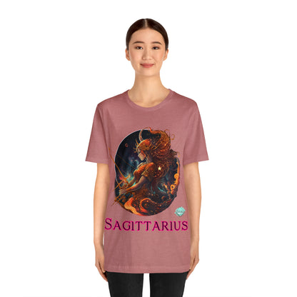 DCAL Zodiac Collection "Sagittarius" Unisex Jersey Short Sleeve Tee