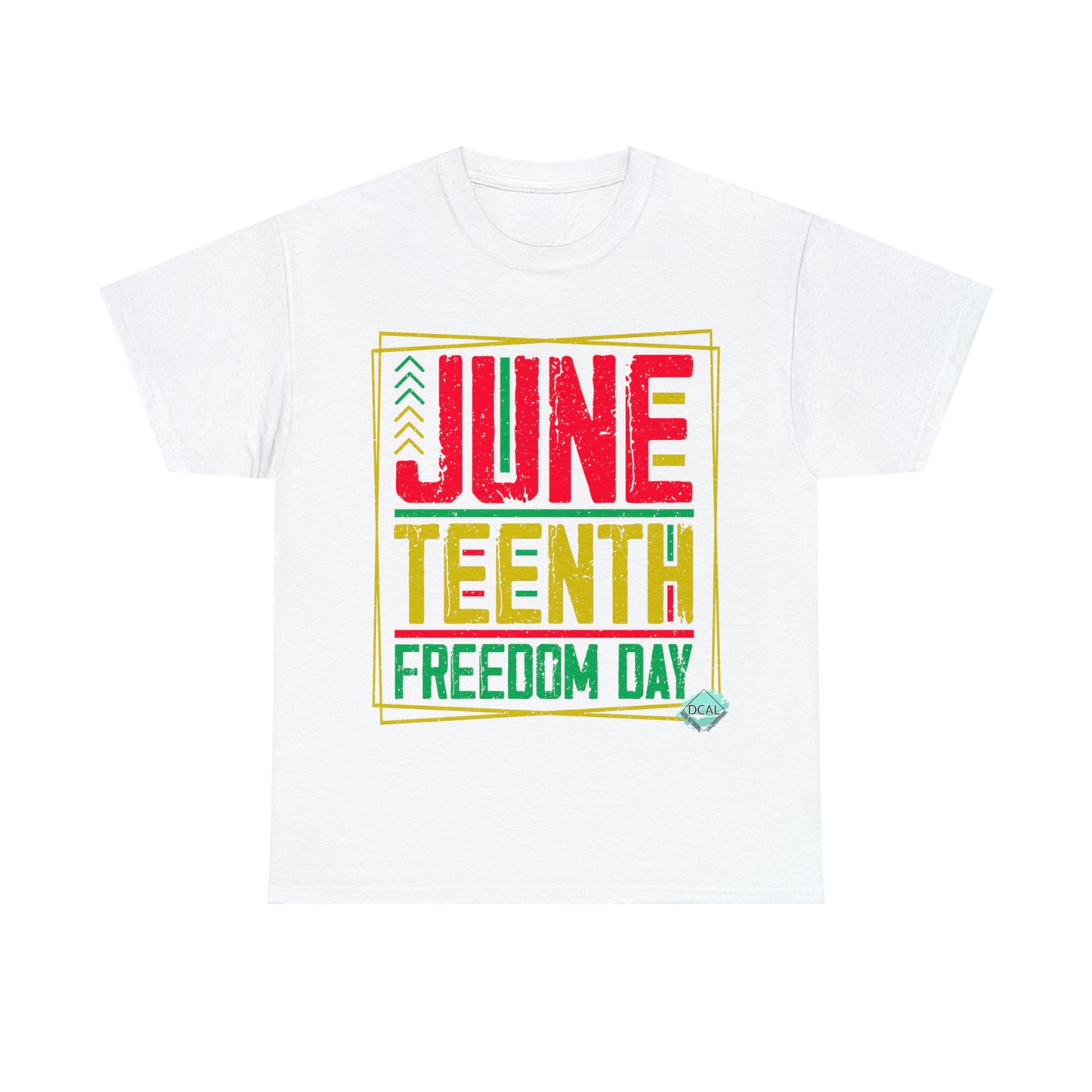 DCAL Juneteenth "Freedom Day" Unisex Heavy Cotton Tee