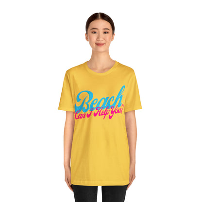 DCAL Beach Collection "Beach Can I Help You?' Unisex Jersey Short Sleeve Tee