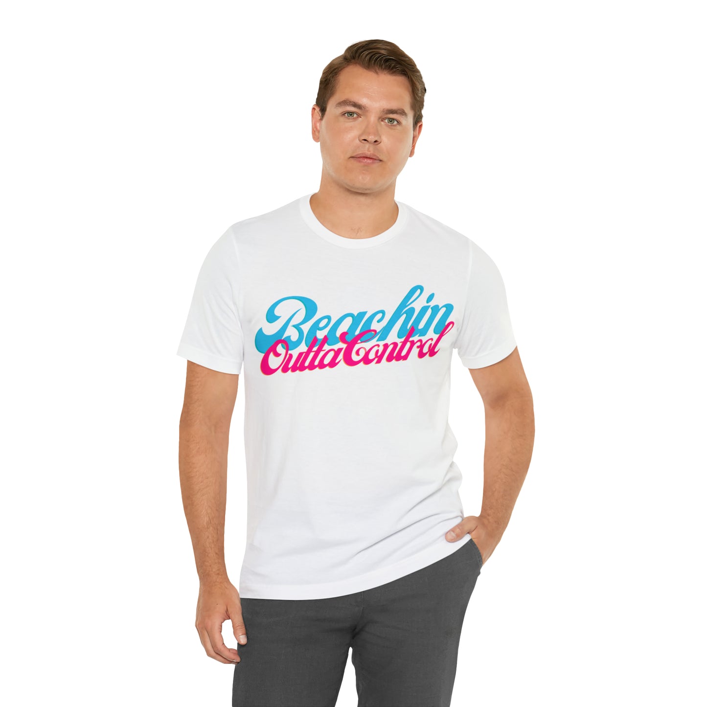 DCAL Beach Collection "Beachin Outta Control" Unisex Jersey Short Sleeve Tee