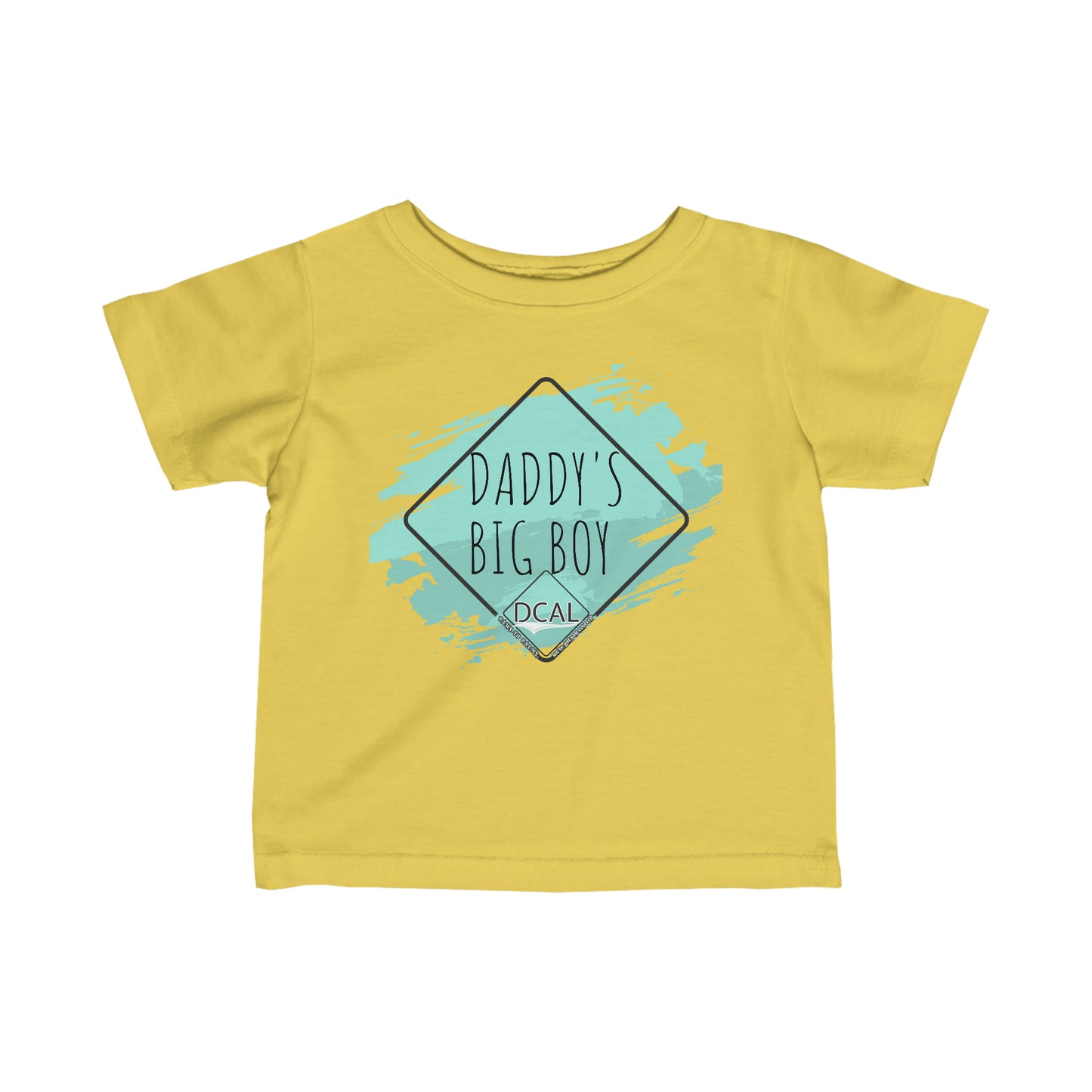 DCAL Baby Clothes "Daddy's Big Boy" Infant Fine Jersey Tee