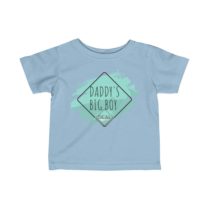 DCAL Baby Clothes "Daddy's Big Boy" Infant Fine Jersey Tee