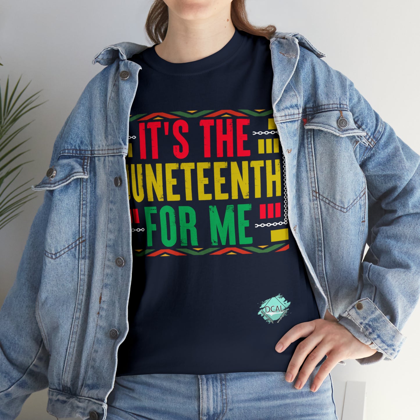 DCAL Juneteenth Its The Juneteenth" Unisex Heavy Cotton Tee