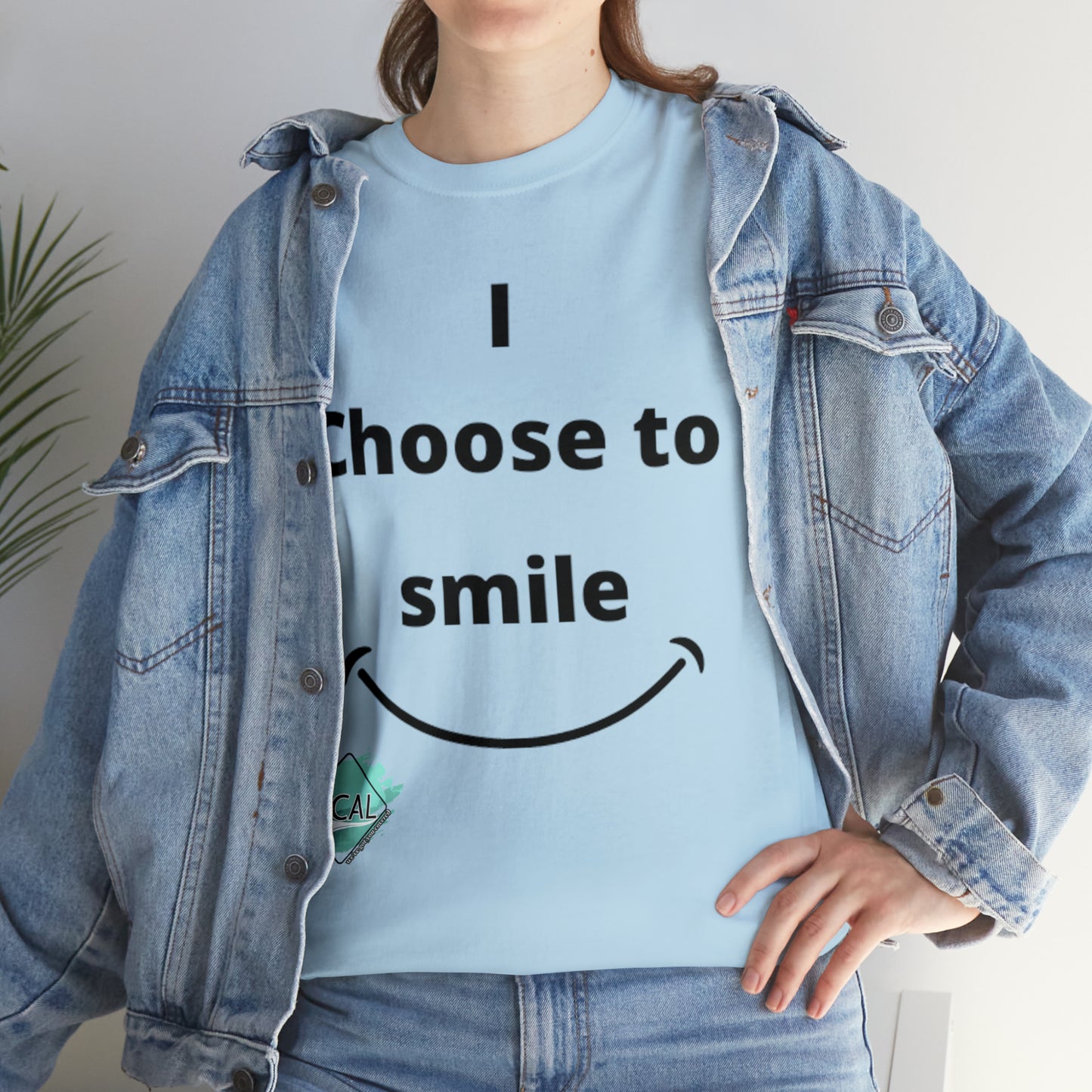 DCAL Graphic Tees "I Choose To Smile" Unisex Heavy Cotton Tee