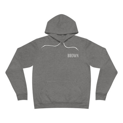 DCAL Brown Collection Unisex Sponge Fleece Pullover Hoodie