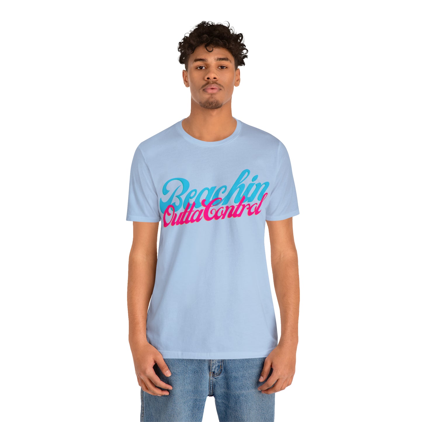 DCAL Beach Collection "Beachin Outta Control" Unisex Jersey Short Sleeve Tee