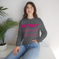 DCAL Downtown Diaries "Pink Detroit" Unisex Heavy Blend™ Crewneck Sweatshirt