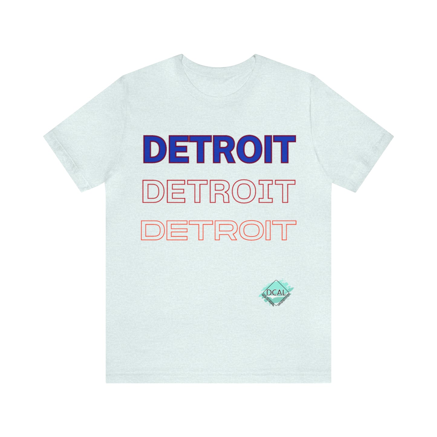 DCAL Downtown Diaries "Detroit" Unisex Jersey Short Sleeve Tee