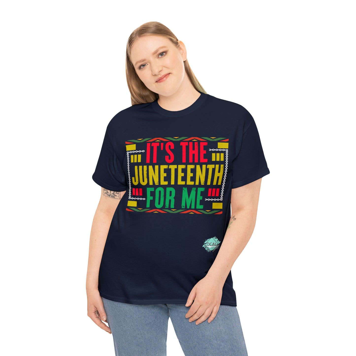 DCAL Juneteenth Its The Juneteenth" Unisex Heavy Cotton Tee