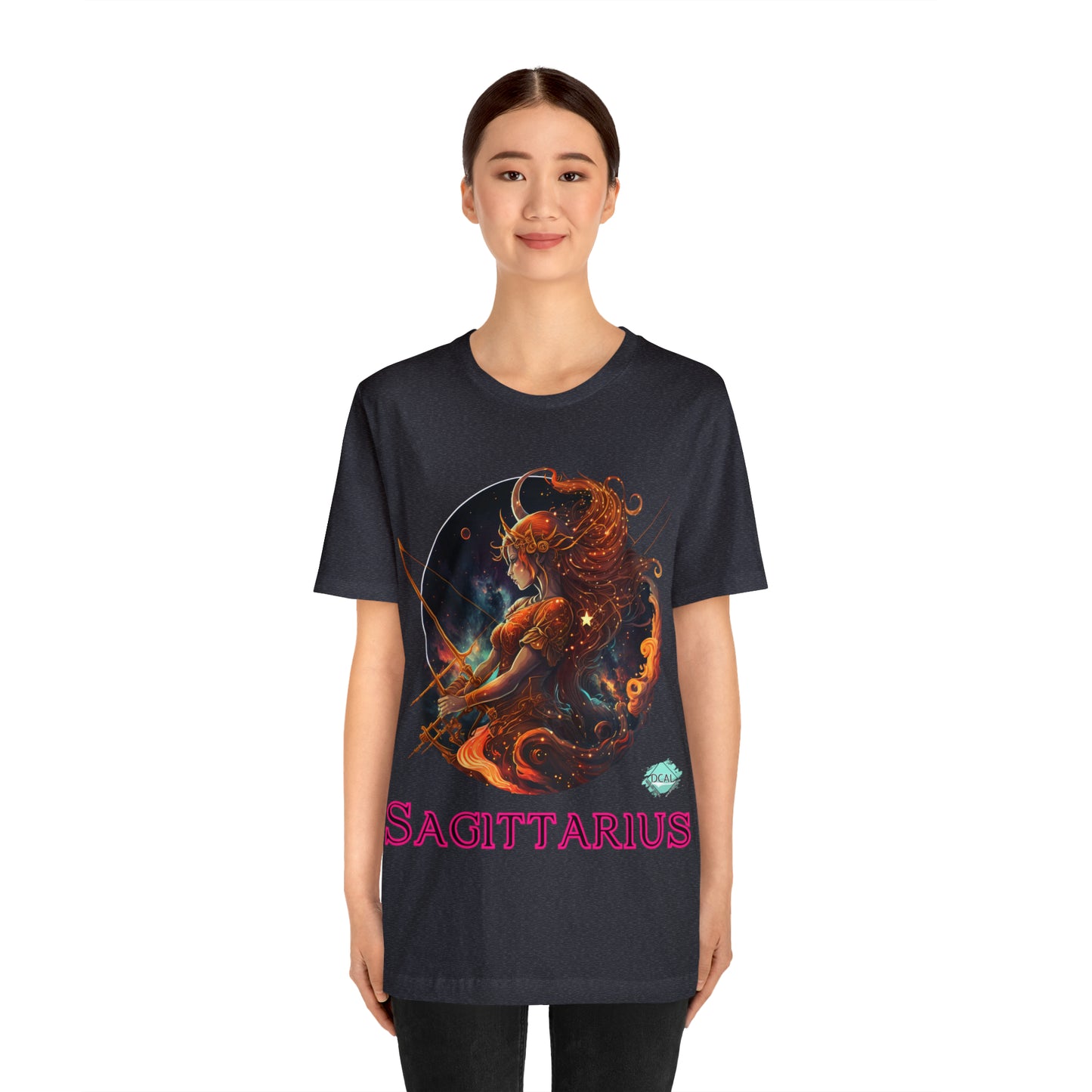 DCAL Zodiac Collection "Sagittarius" Unisex Jersey Short Sleeve Tee