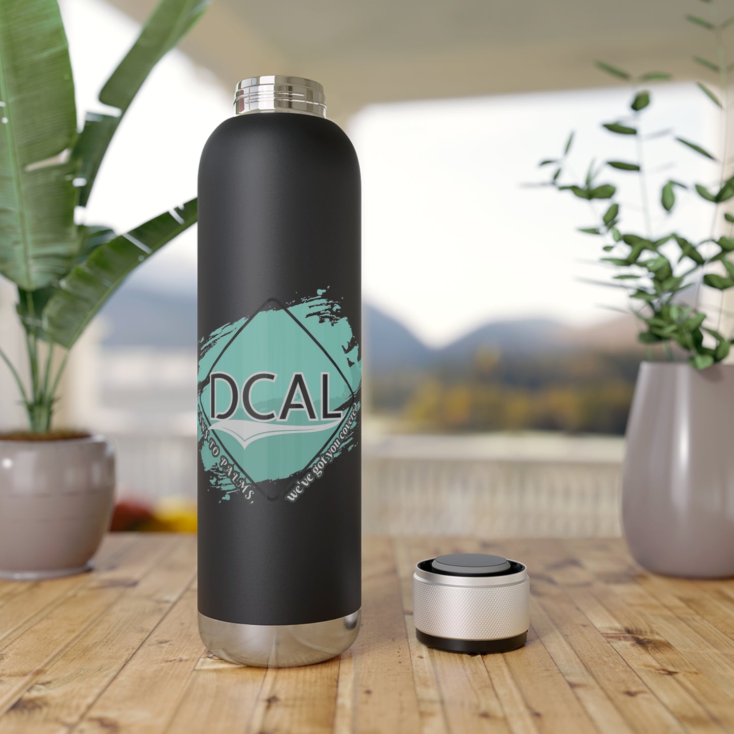 DCAL Accessories Soundwave Copper Vacuum Audio Bottle 22oz