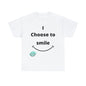 DCAL Graphic Tees "I Choose To Smile" Unisex Heavy Cotton Tee