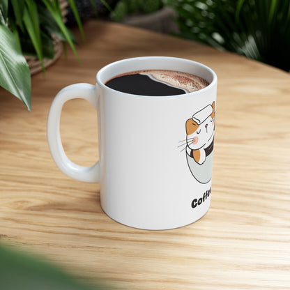 DCAL Meow Collection "Coffee Break" Ceramic Mug 11oz