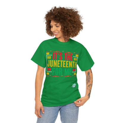 DCAL Juneteenth Its The Juneteenth" Unisex Heavy Cotton Tee