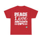 DCAL Juneteenth "Peace, Love (light)"Unisex Heavy Cotton Tee