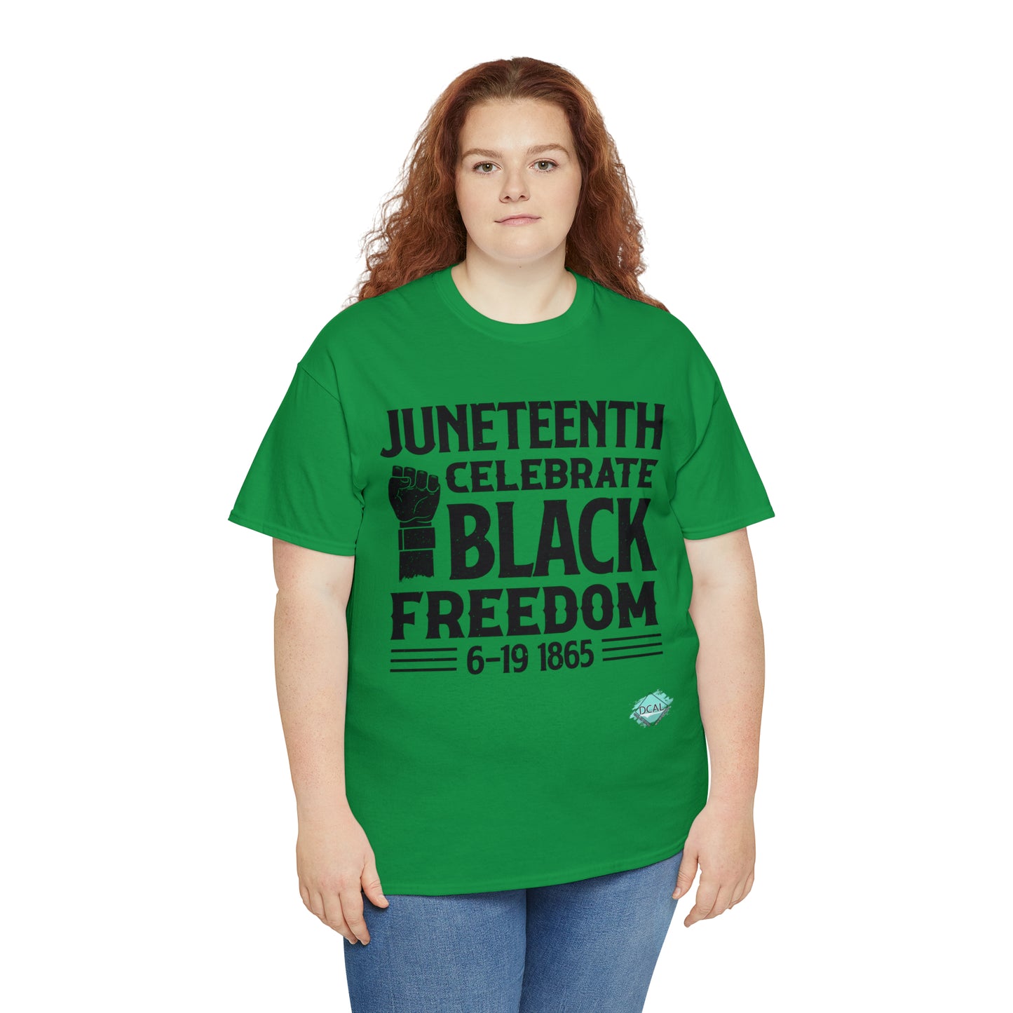 DCAL Juneteenth "Celebrate Freedom" Unisex Heavy Cotton Tee