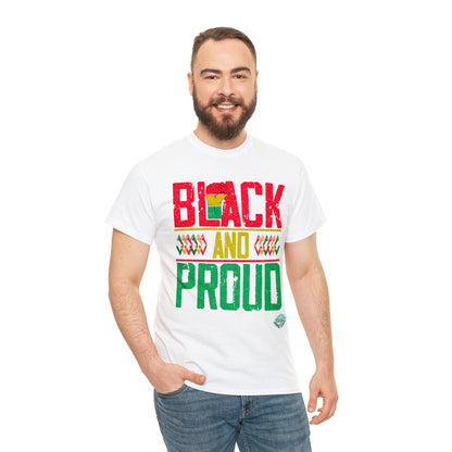 DCAL Juneteenth "Black and Proud" Unisex Heavy Cotton Tee