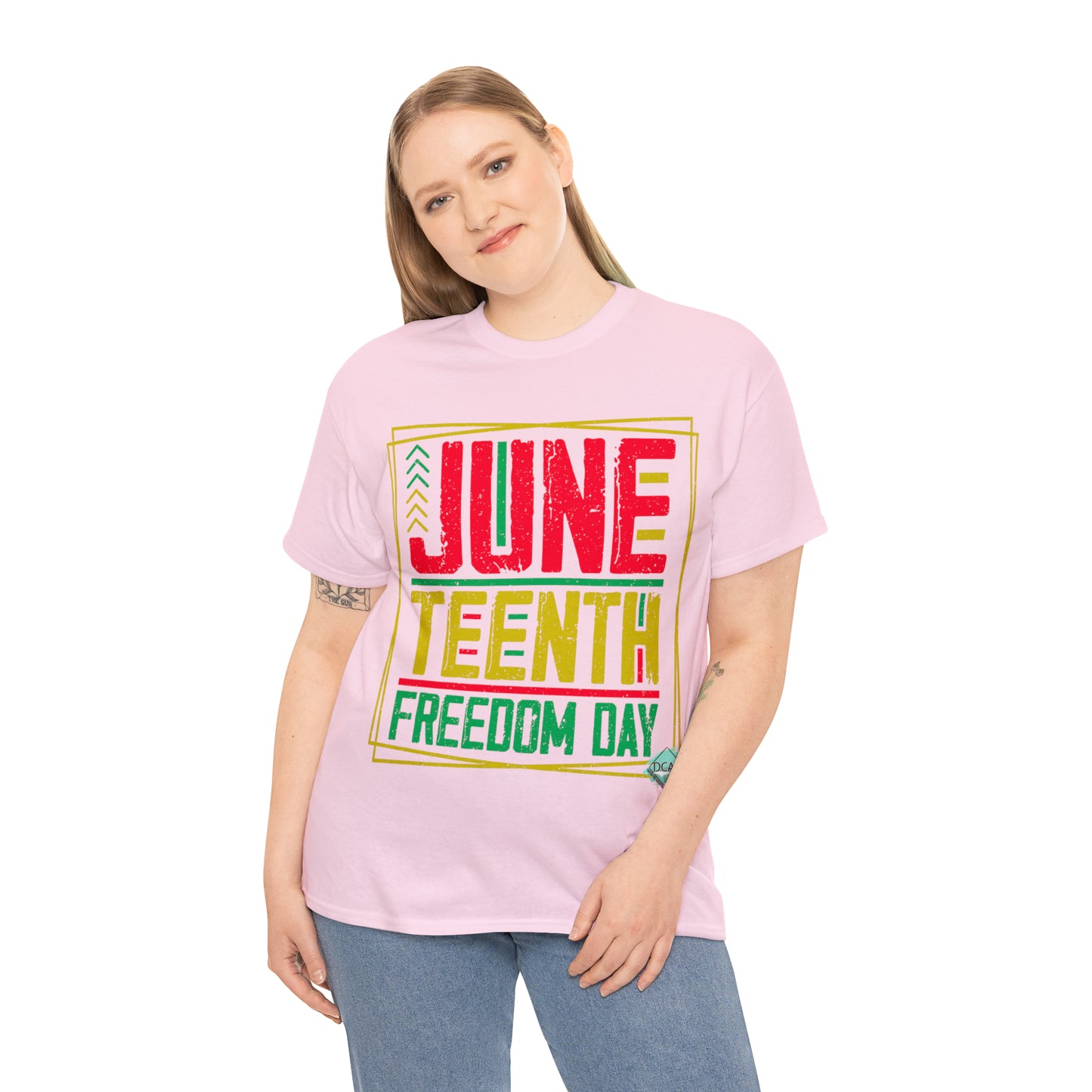 DCAL Juneteenth "Freedom Day" Unisex Heavy Cotton Tee