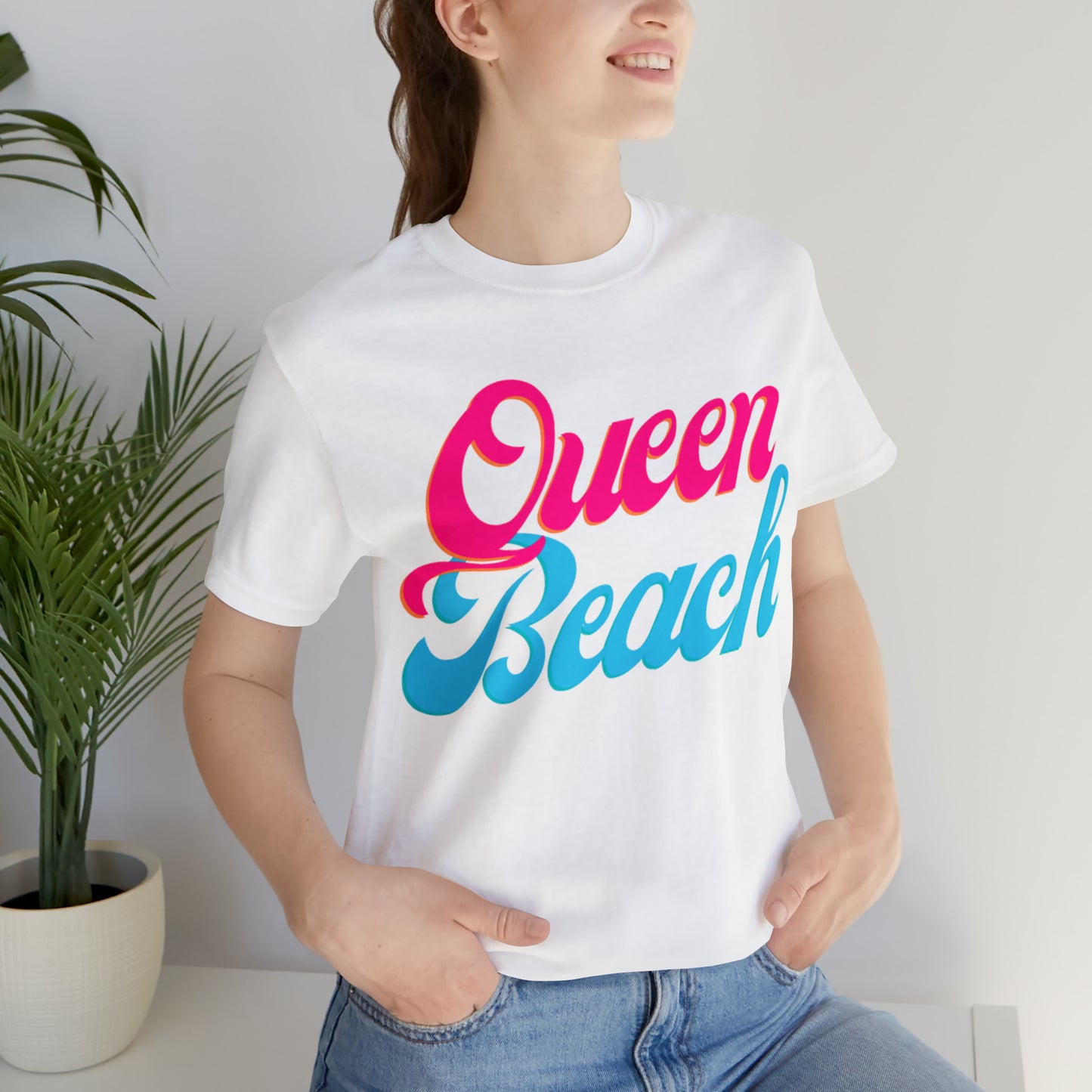 DCAL Beach Collection "Queen Beach" Unisex Jersey Short Sleeve Tee