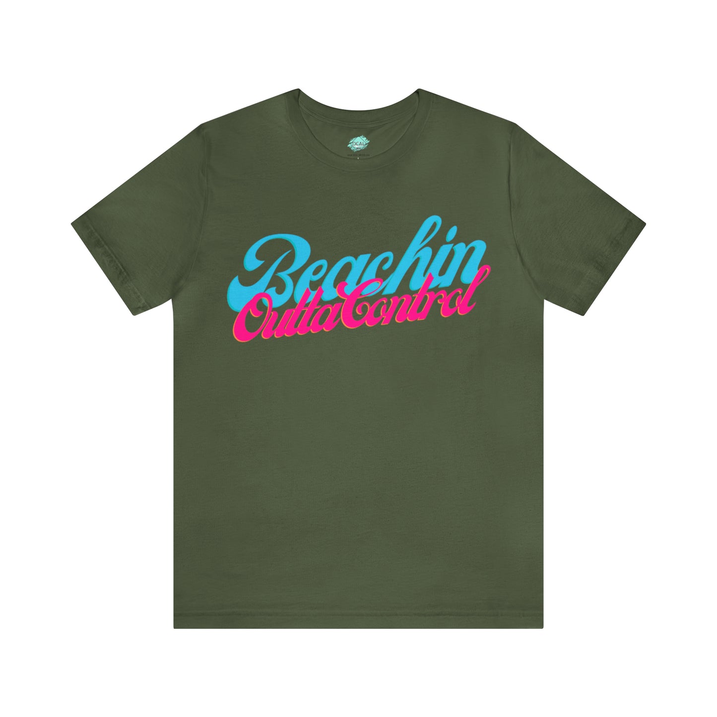 DCAL Beach Collection "Beachin Outta Control" Unisex Jersey Short Sleeve Tee