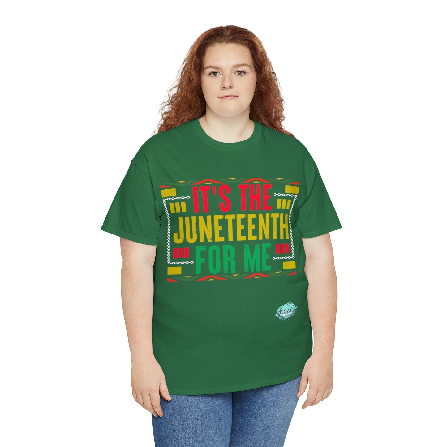 DCAL Juneteenth Its The Juneteenth" Unisex Heavy Cotton Tee