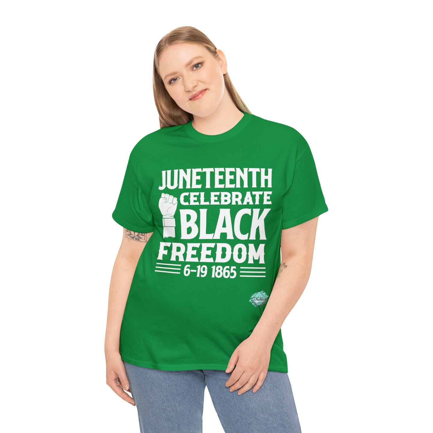 DCAL Juneteenth "Celebrate" Unisex Heavy Cotton Tee