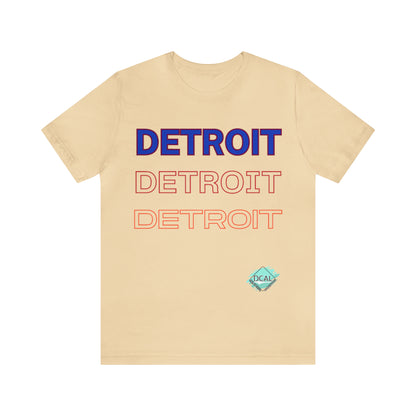 DCAL Downtown Diaries "Detroit" Unisex Jersey Short Sleeve Tee