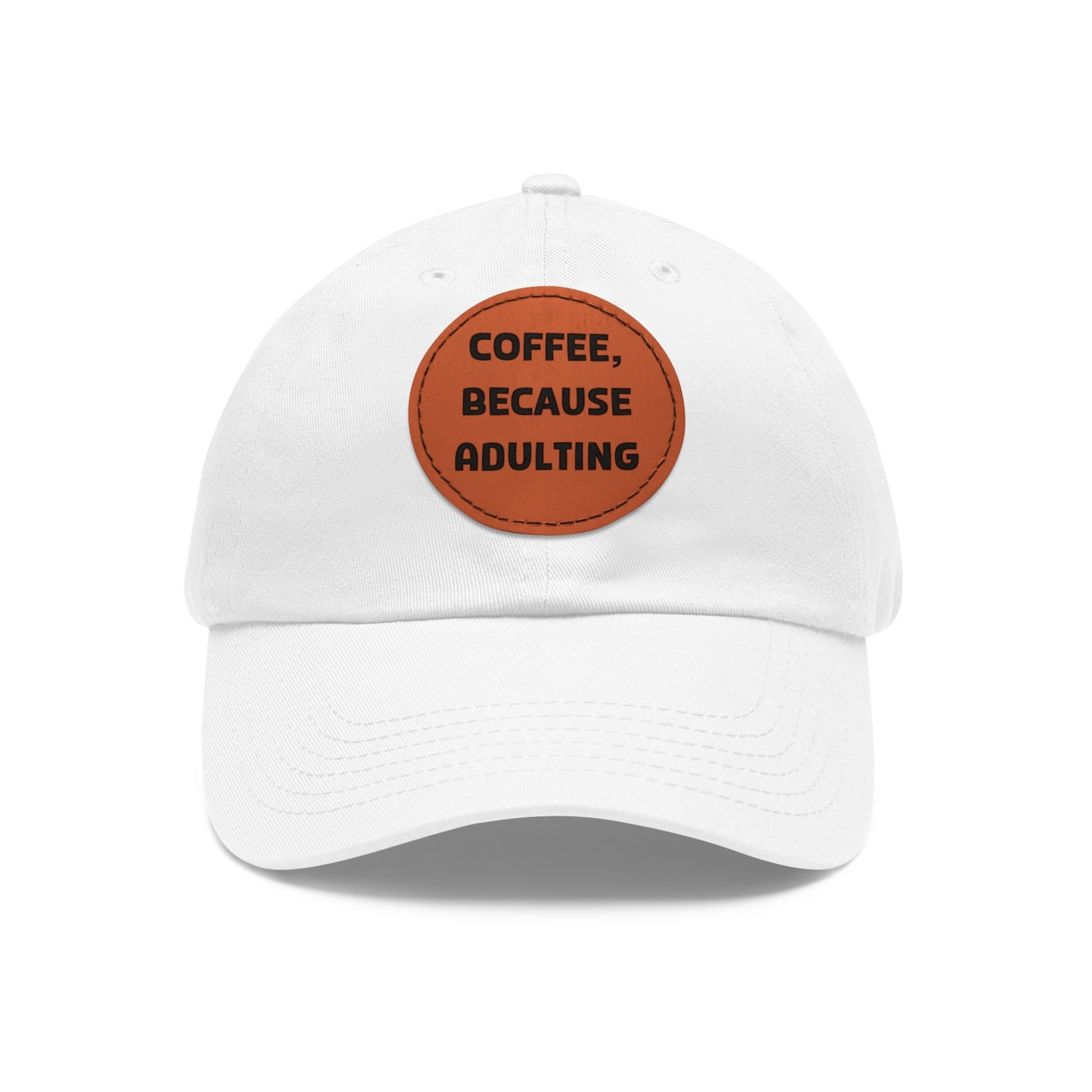 DCAL Brown Collection Accessories "Coffee" Hat with Leather Patch (Round)