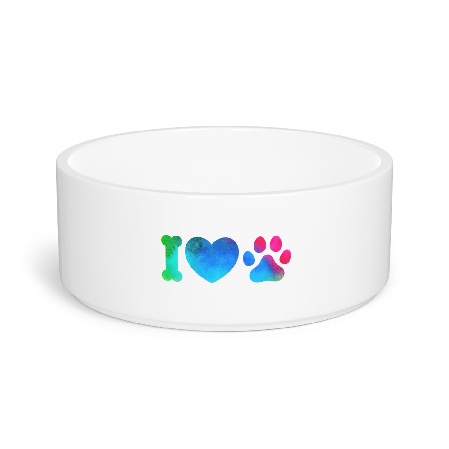 DCAL Paws and Posh " Colorful" Pet Bowl