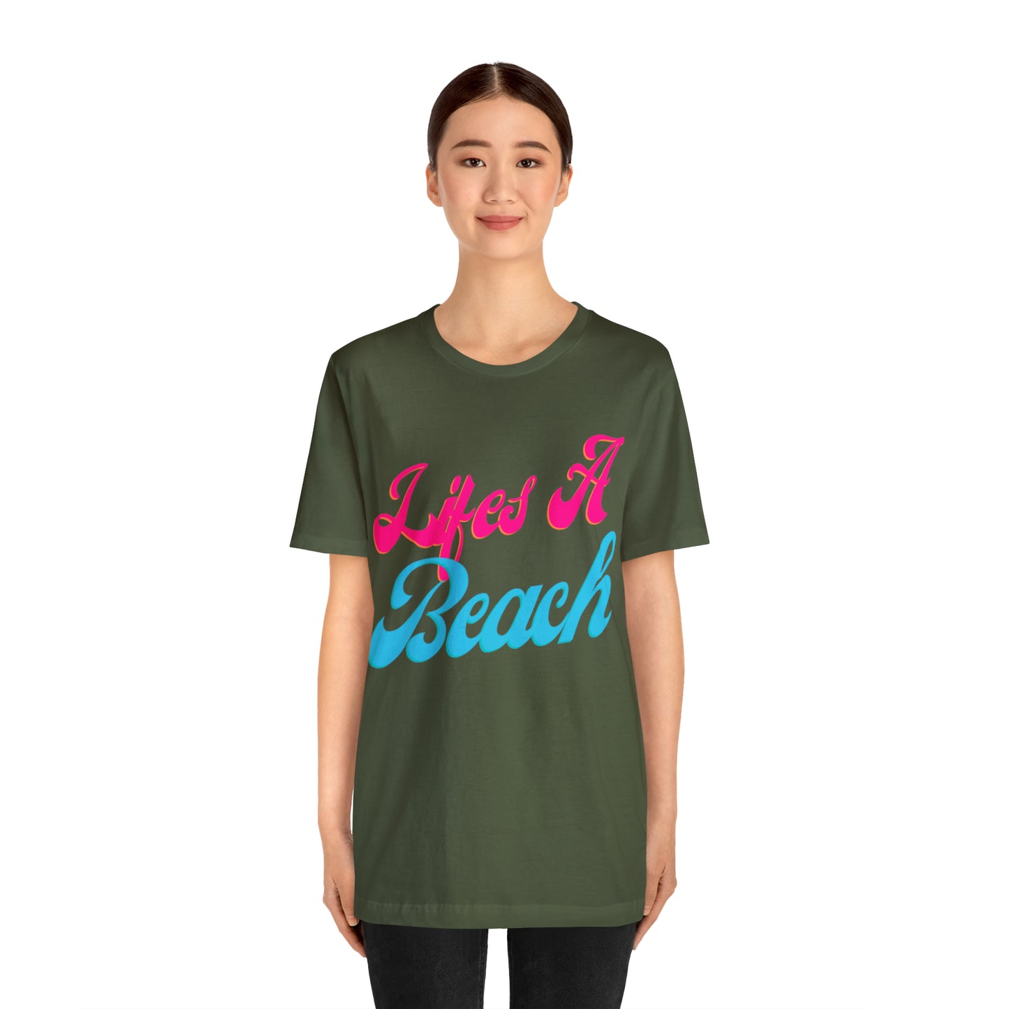 DCAL Beach Collection "Wifes a Beach" Unisex Jersey Short Sleeve Tee