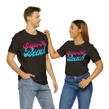 DCAL Beach Collection "Scissor Me Beach" Unisex Jersey Short Sleeve Tee