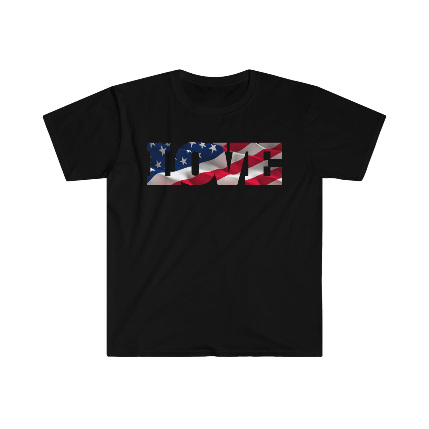 DCAL 4th of July "Love" Unisex Softstyle T-Shirt