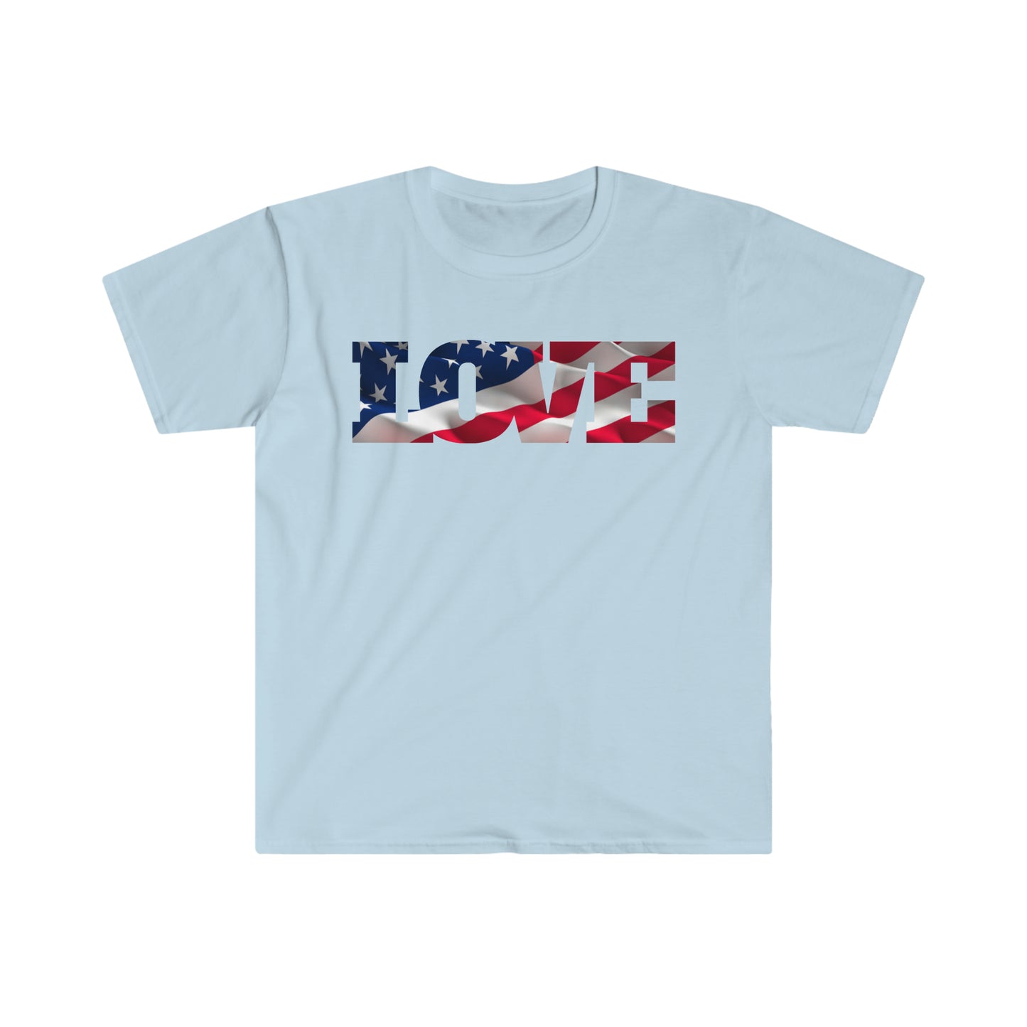 DCAL 4th of July "Love" Unisex Softstyle T-Shirt