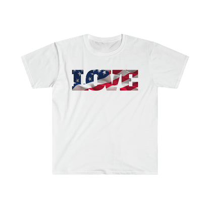 DCAL 4th of July "Love" Unisex Softstyle T-Shirt