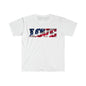 DCAL 4th of July "Love" Unisex Softstyle T-Shirt