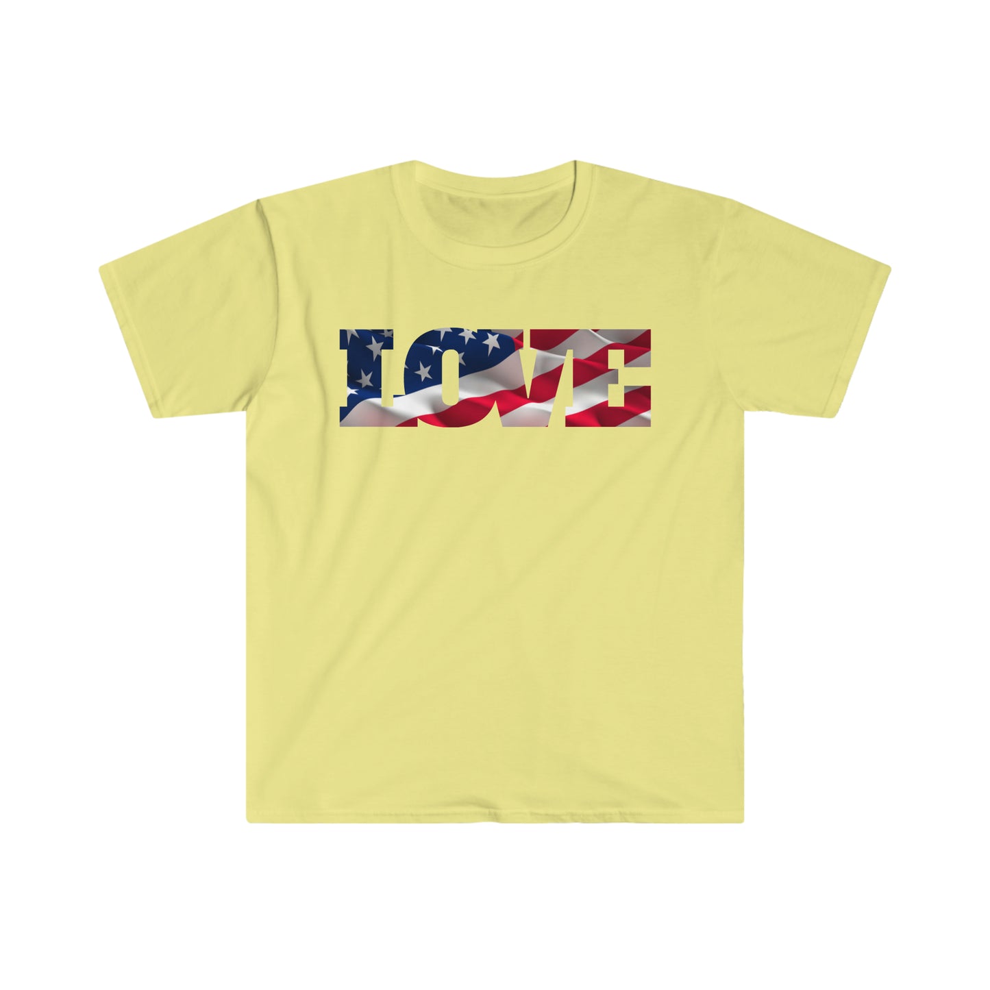 DCAL 4th of July "Love" Unisex Softstyle T-Shirt