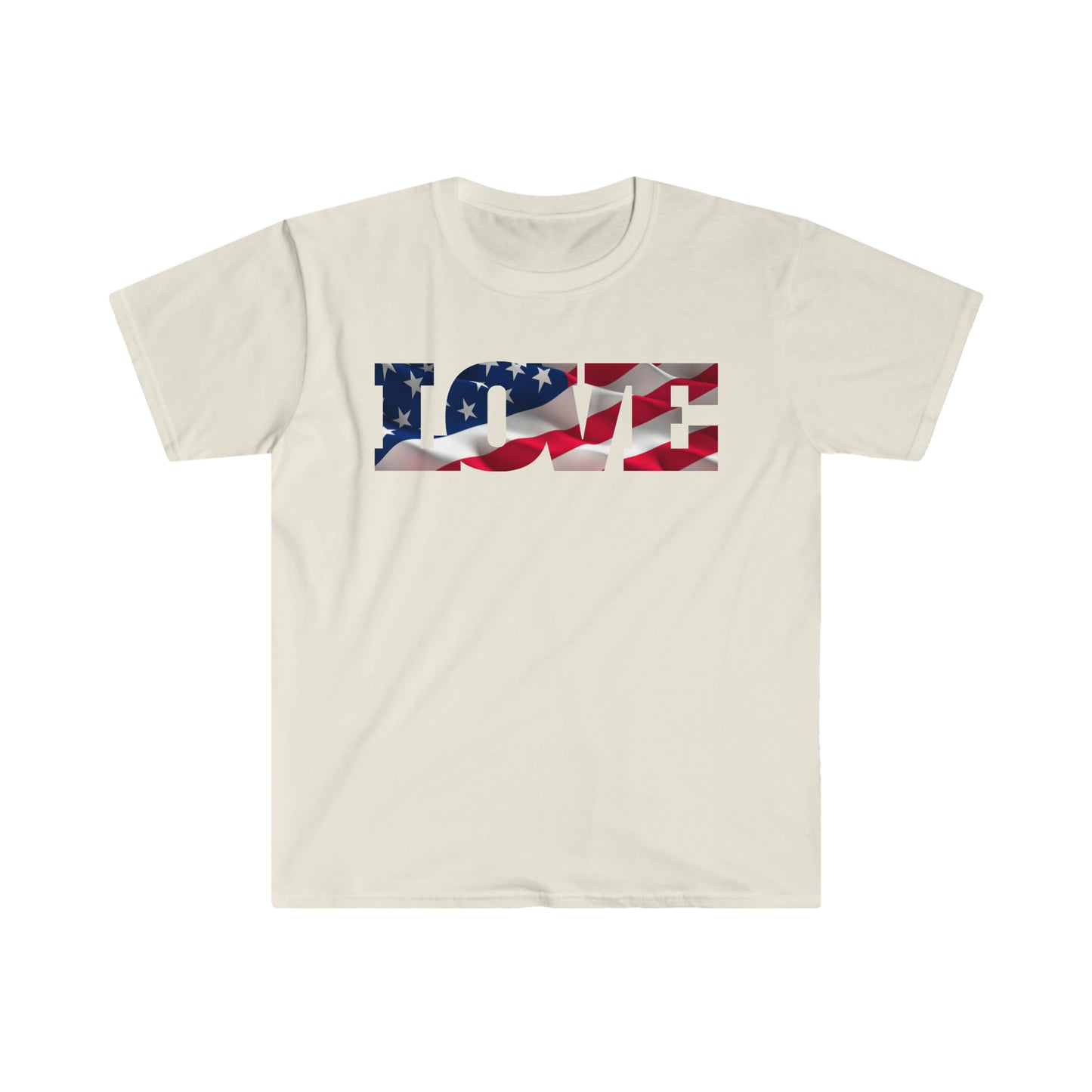 DCAL 4th of July "Love" Unisex Softstyle T-Shirt