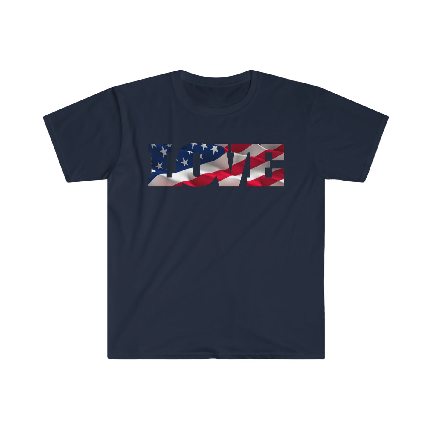 DCAL 4th of July "Love" Unisex Softstyle T-Shirt