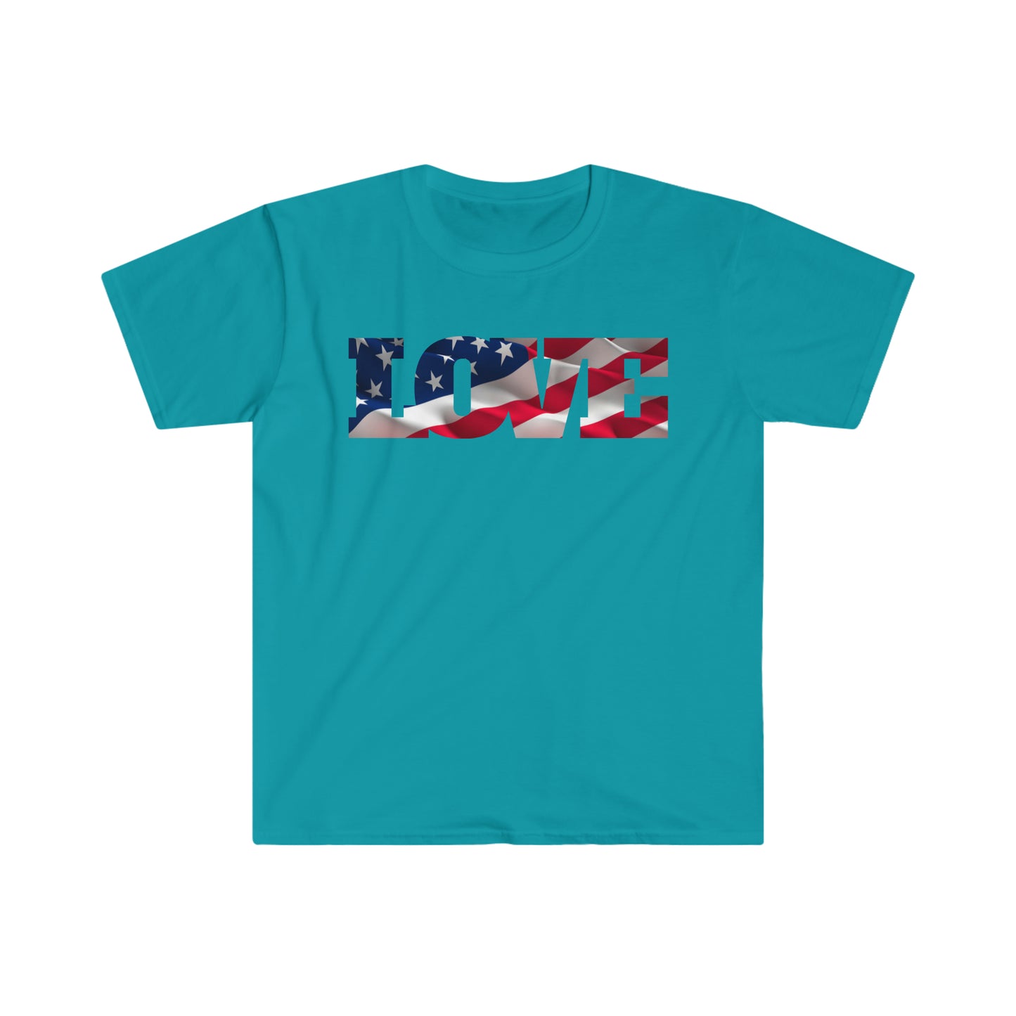 DCAL 4th of July "Love" Unisex Softstyle T-Shirt