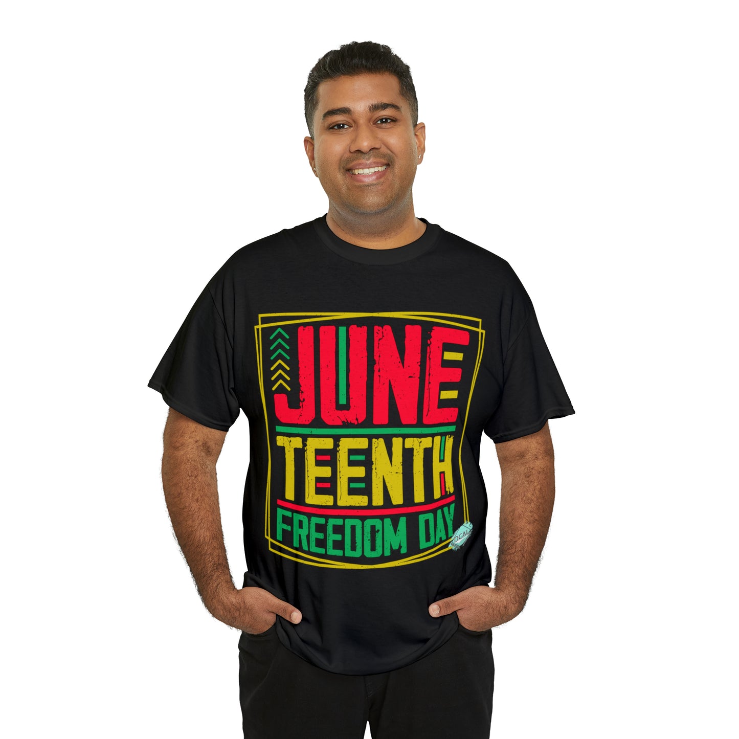 DCAL Juneteenth "Freedom Day" Unisex Heavy Cotton Tee