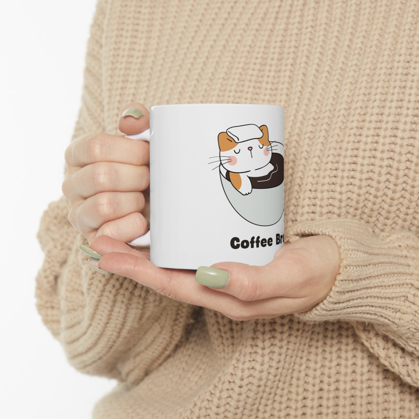 DCAL Meow Collection "Coffee Break" Ceramic Mug 11oz