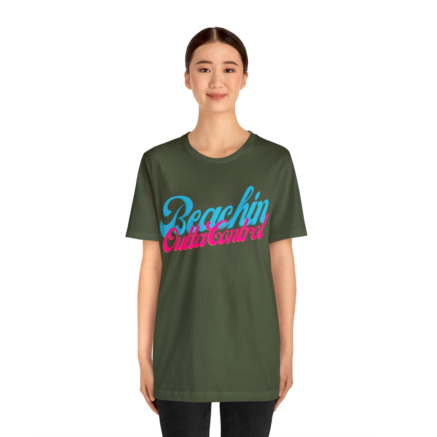 DCAL Beach Collection "Beachin Outta Control" Unisex Jersey Short Sleeve Tee