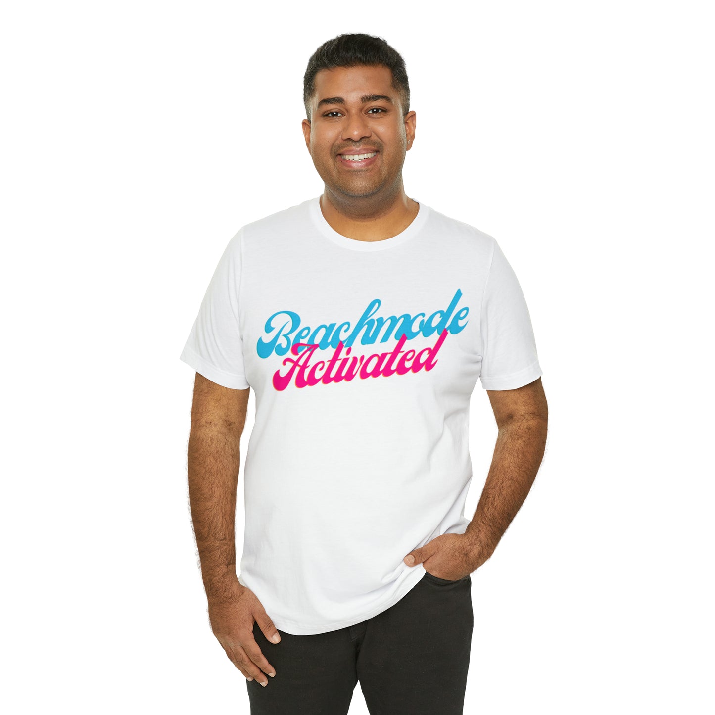 DCAL Beach Collection "Beachmode Activated" Unisex Jersey Short Sleeve Tee